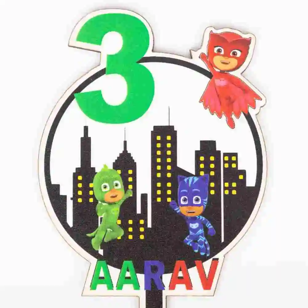 Order Personalized MDF Printed Cake Topper